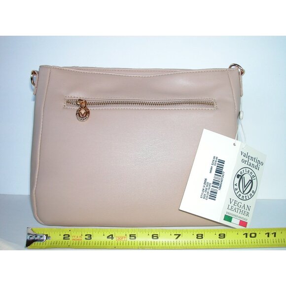 Valentino Orlandi Vegan Leather Quilted Shoulder Bag With Gold Chain Strap - Picture 1 of 4